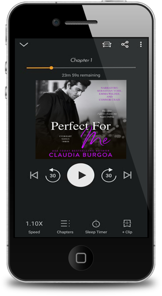 PERFECT FOR ME AUDIOBOOK (Everhart Brothers #3)