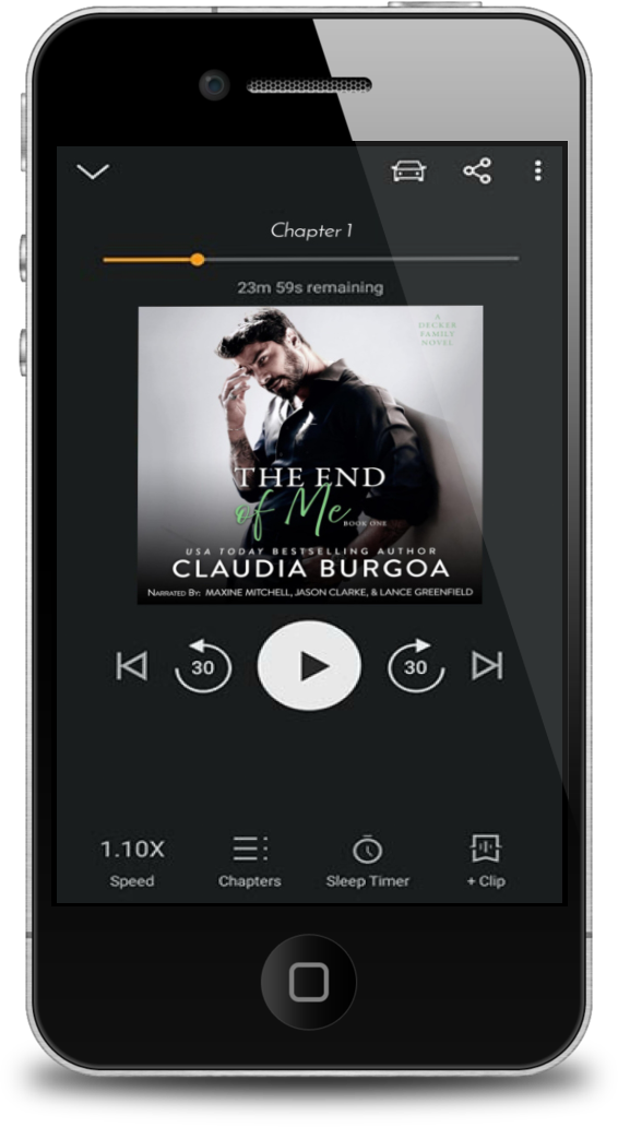 THE END OF ME AUDIO (The Downfall Of Us Duet #1) [Decker Family Novel]
